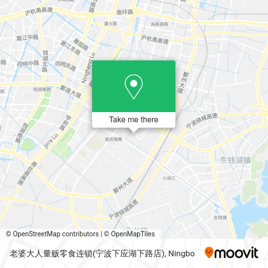 老婆大人量贩零食连锁(宁波下应湖下路店) map