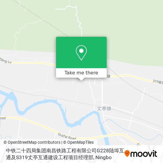 中铁二十四局集团南昌铁路工程有限公司G228陆埠互通及S319丈亭互通建设工程项目经理部 map