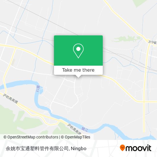 余姚巿宝通塑料管件有限公司 map