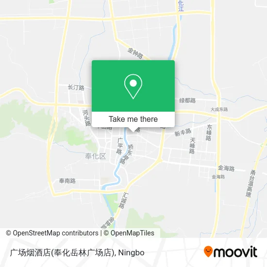 广场烟酒店(奉化岳林广场店) map