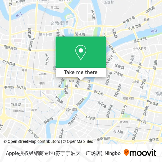 Apple授权经销商专区(苏宁宁波天一广场店) map