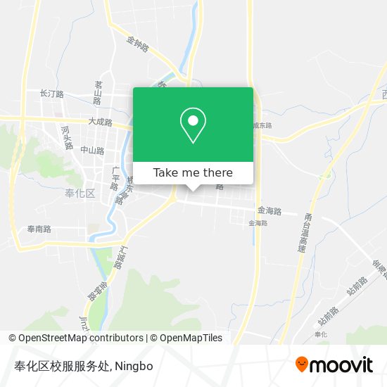 奉化区校服服务处 map