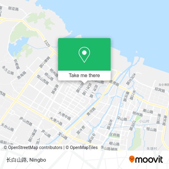 长白山路 map