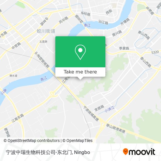 宁波中瑞生物科技公司-东北门 map