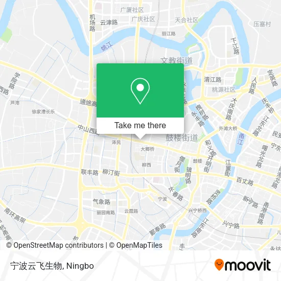 宁波云飞生物 map