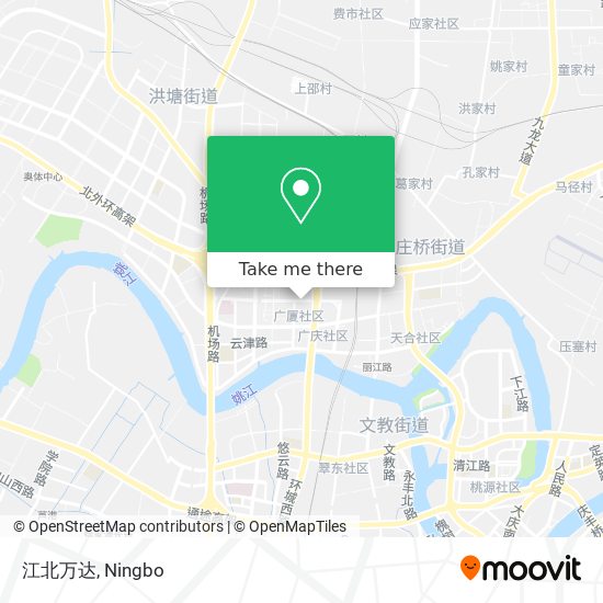 江北万达 map