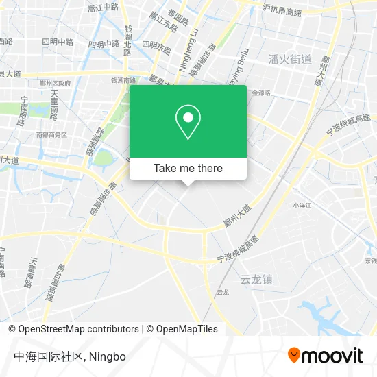 中海国际社区 map