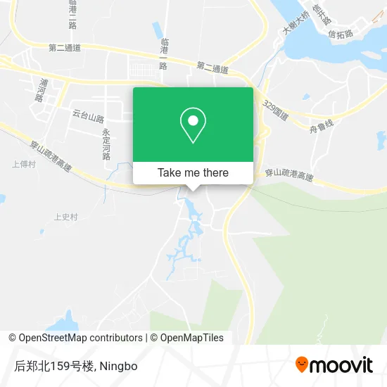 后郑北159号楼 map