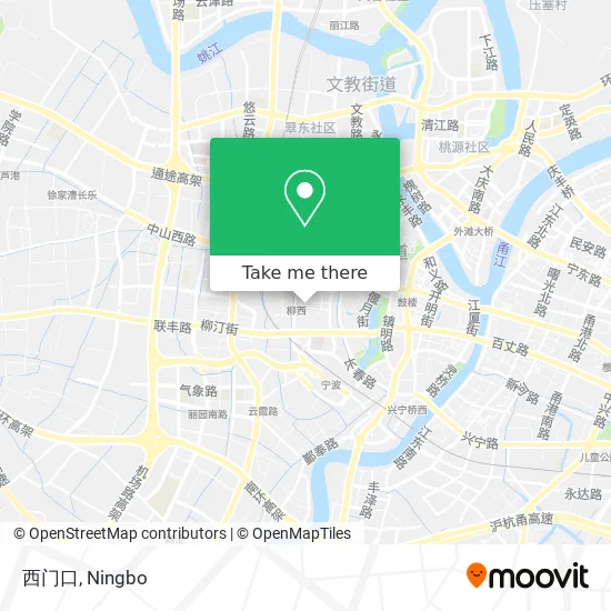 西门口 map