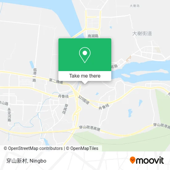 穿山新村 map