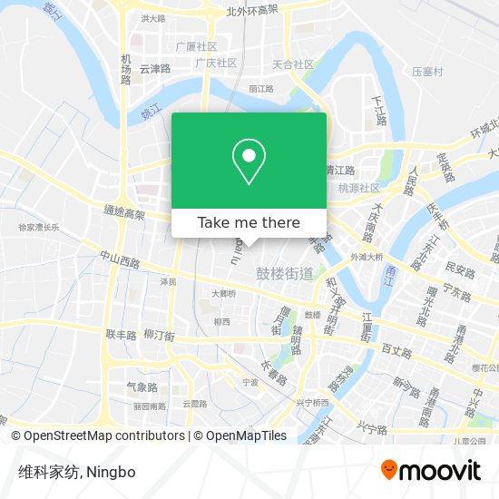 维科家纺 map