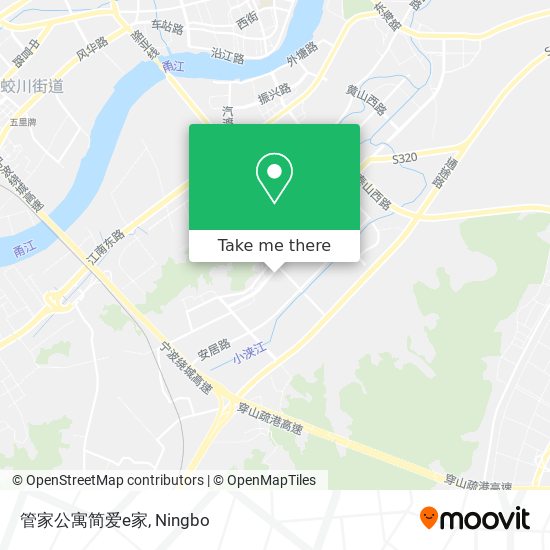 管家公寓简爱e家 map