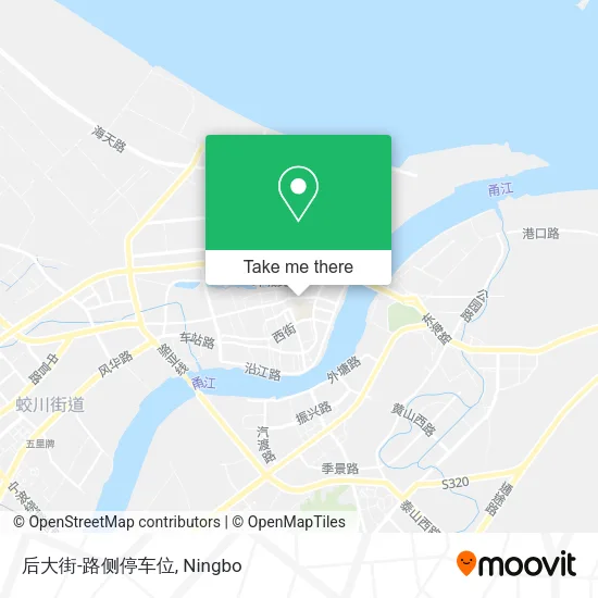 后大街-路侧停车位 map