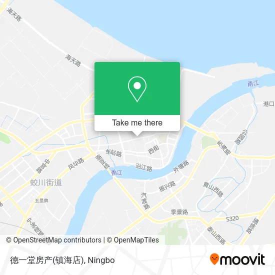 德一堂房产(镇海店) map