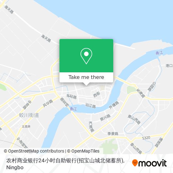 农村商业银行24小时自助银行(招宝山城北储蓄所) map