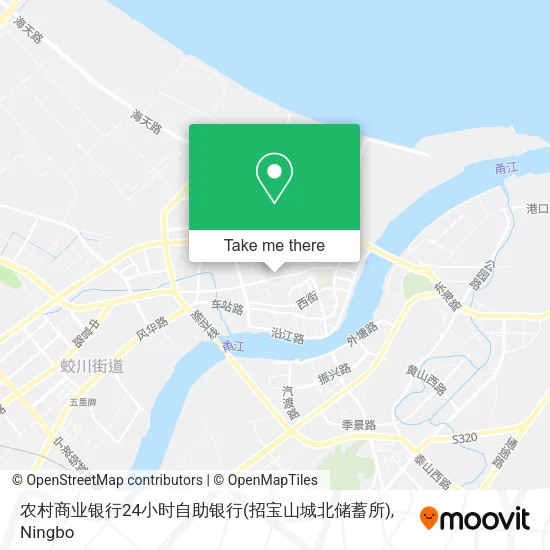 农村商业银行24小时自助银行(招宝山城北储蓄所) map