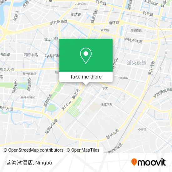 蓝海湾酒店 map