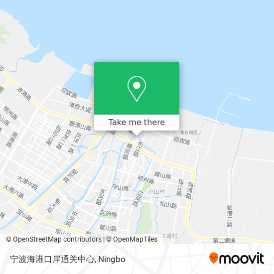 宁波海港口岸通关中心 map