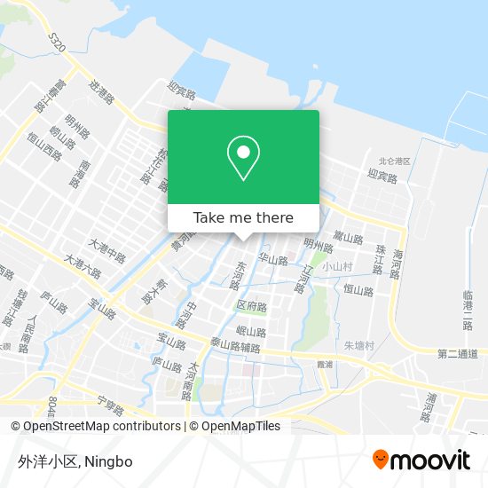 外洋小区 map