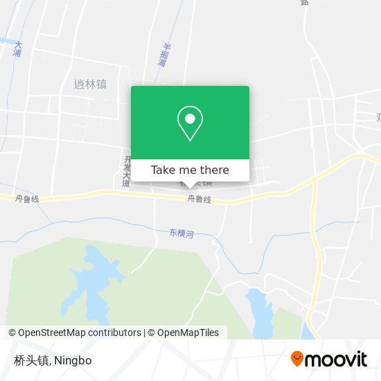 桥头镇 map