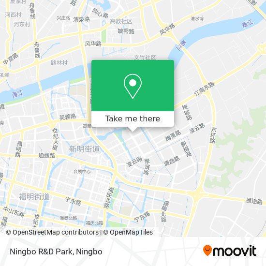 Ningbo R&D Park map