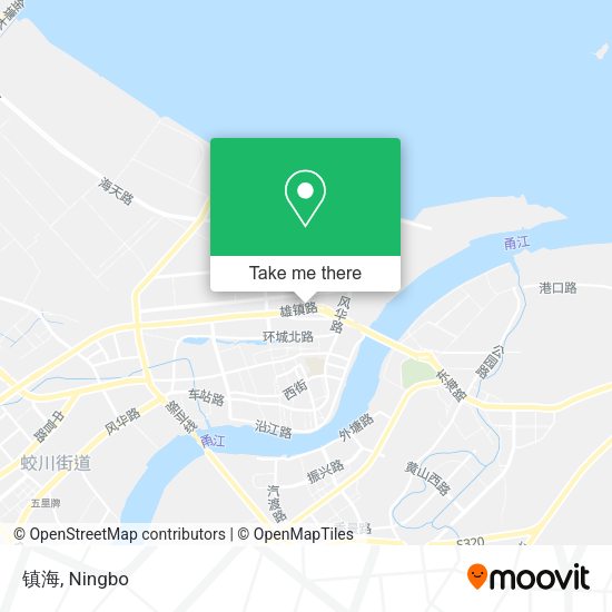 镇海 map