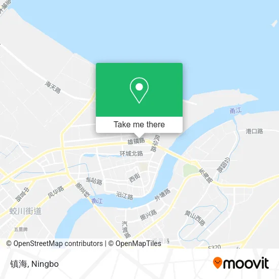 镇海 map
