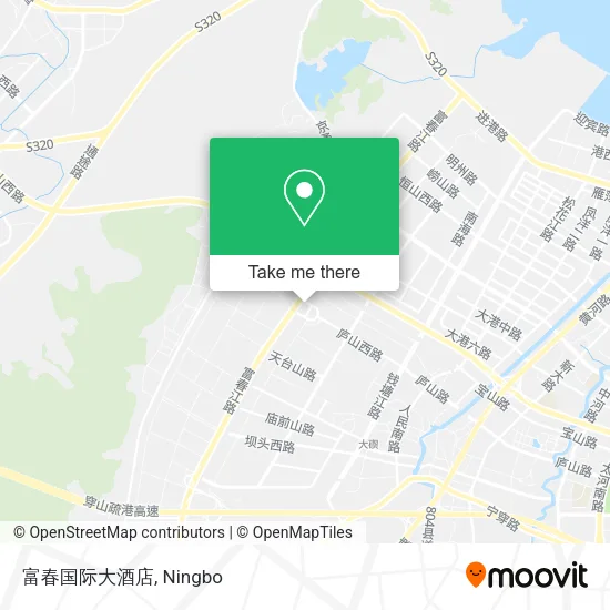 富春国际大酒店 map