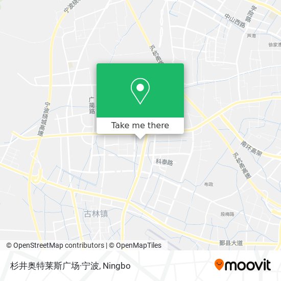 杉井奥特莱斯广场·宁波 map