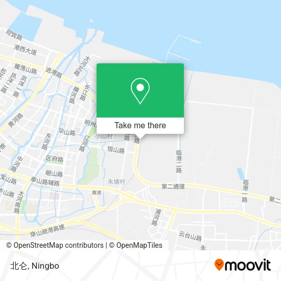 北仑 map