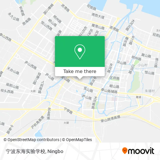 宁波东海实验学校 map