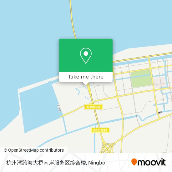 杭州湾跨海大桥南岸服务区综合楼 map