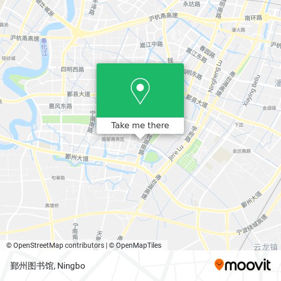 鄞州图书馆 map