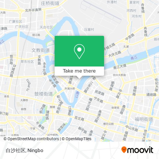 白沙社区 map