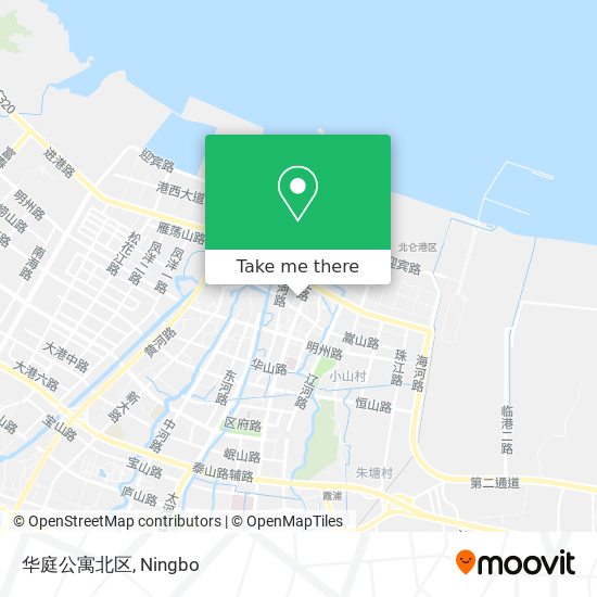 华庭公寓北区 map