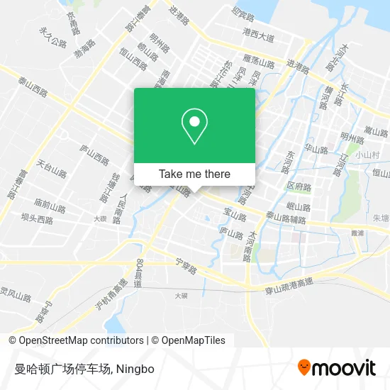 曼哈顿广场停车场 map