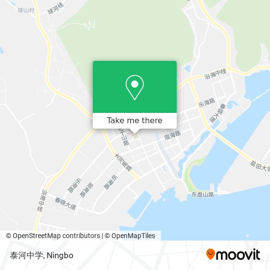 泰河中学 map