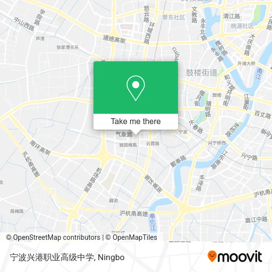 宁波兴港职业高级中学 map