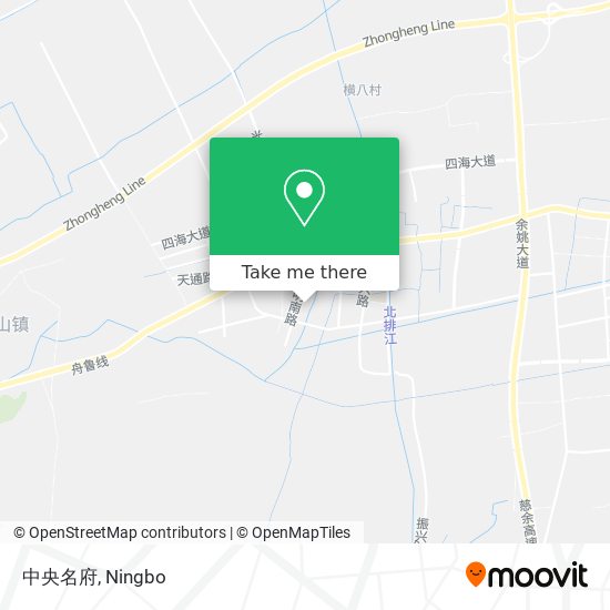 中央名府 map