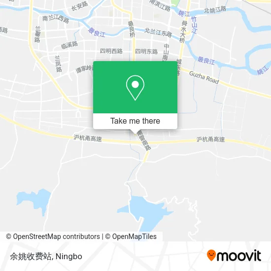 余姚收费站 map