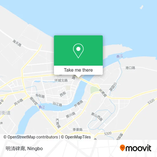 明清碑廊 map