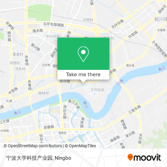 宁波大学科技产业园 map