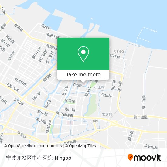 宁波开发区中心医院 map