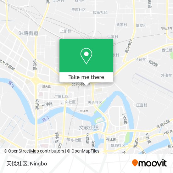 天悦社区 map
