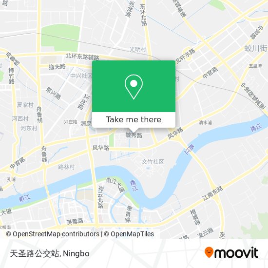 天圣路公交站 map