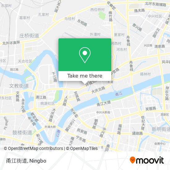 甬江街道 map