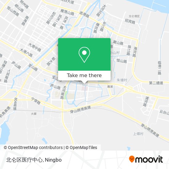 北仑区医疗中心 map