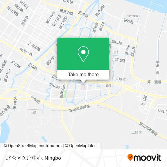 北仑区医疗中心 map
