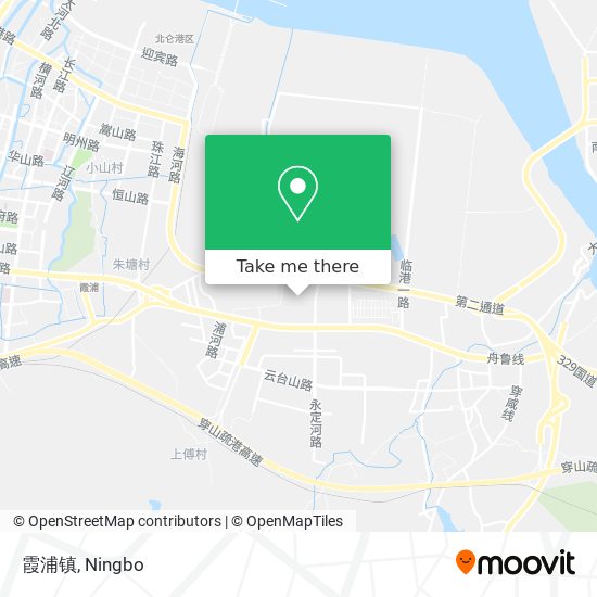 霞浦镇 map