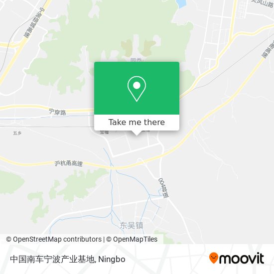 中国南车宁波产业基地 map